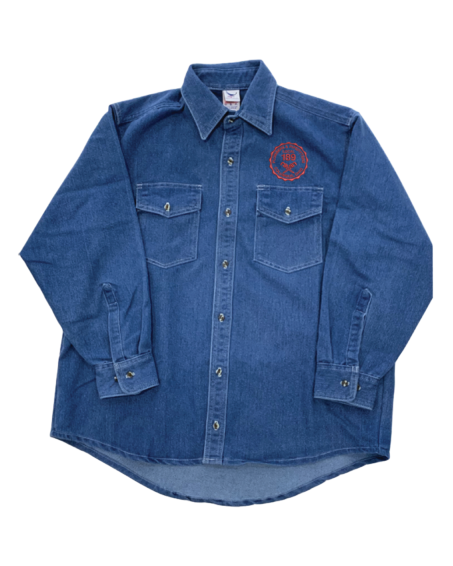 Local 189 Long Sleeve Denim T-shirt