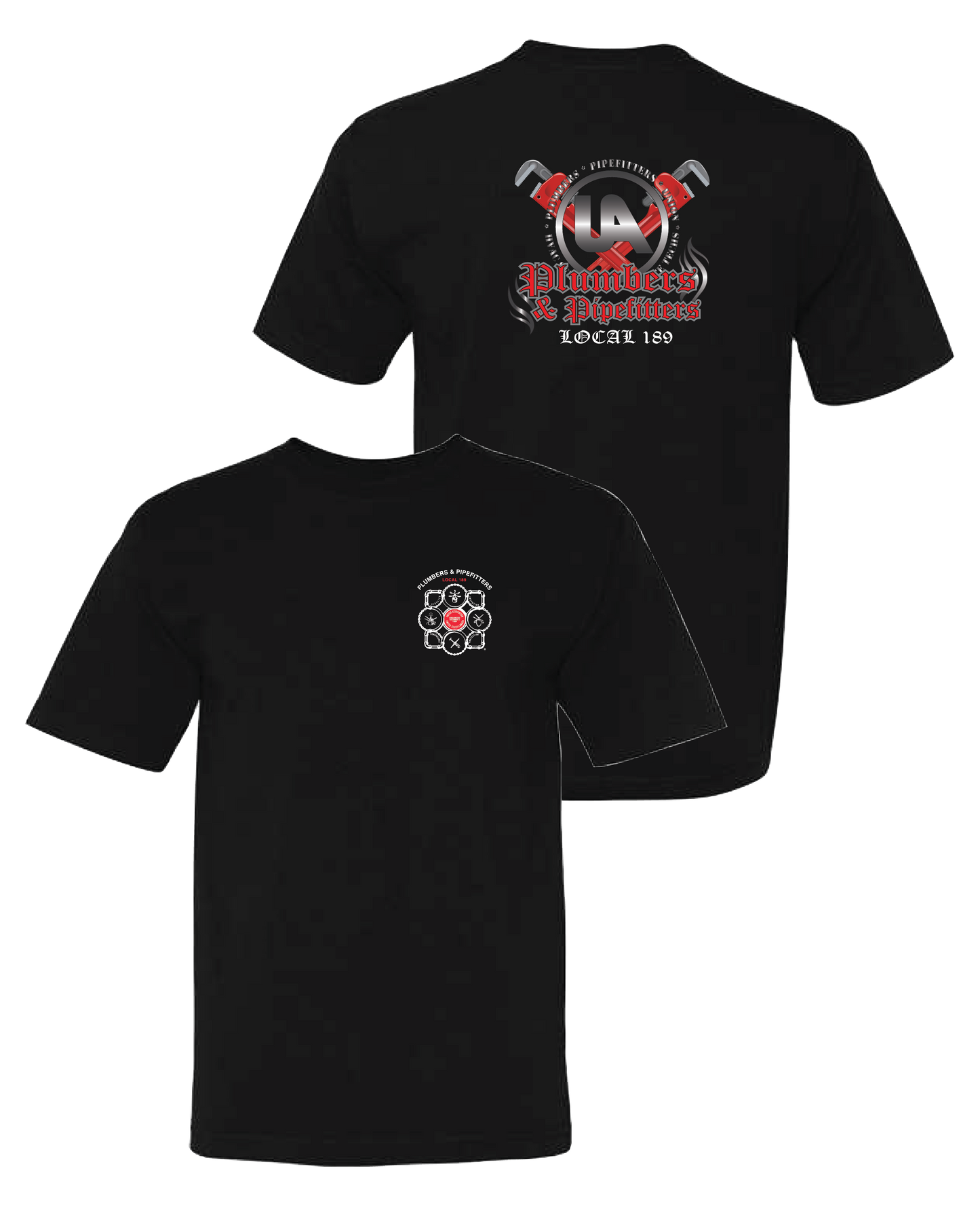 Local 189 Plumber & Pipefitters Moisture wicking T-shirt