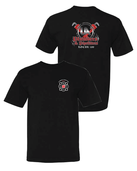 Local 189 Plumber & Pipefitters Moisture wicking T-shirt