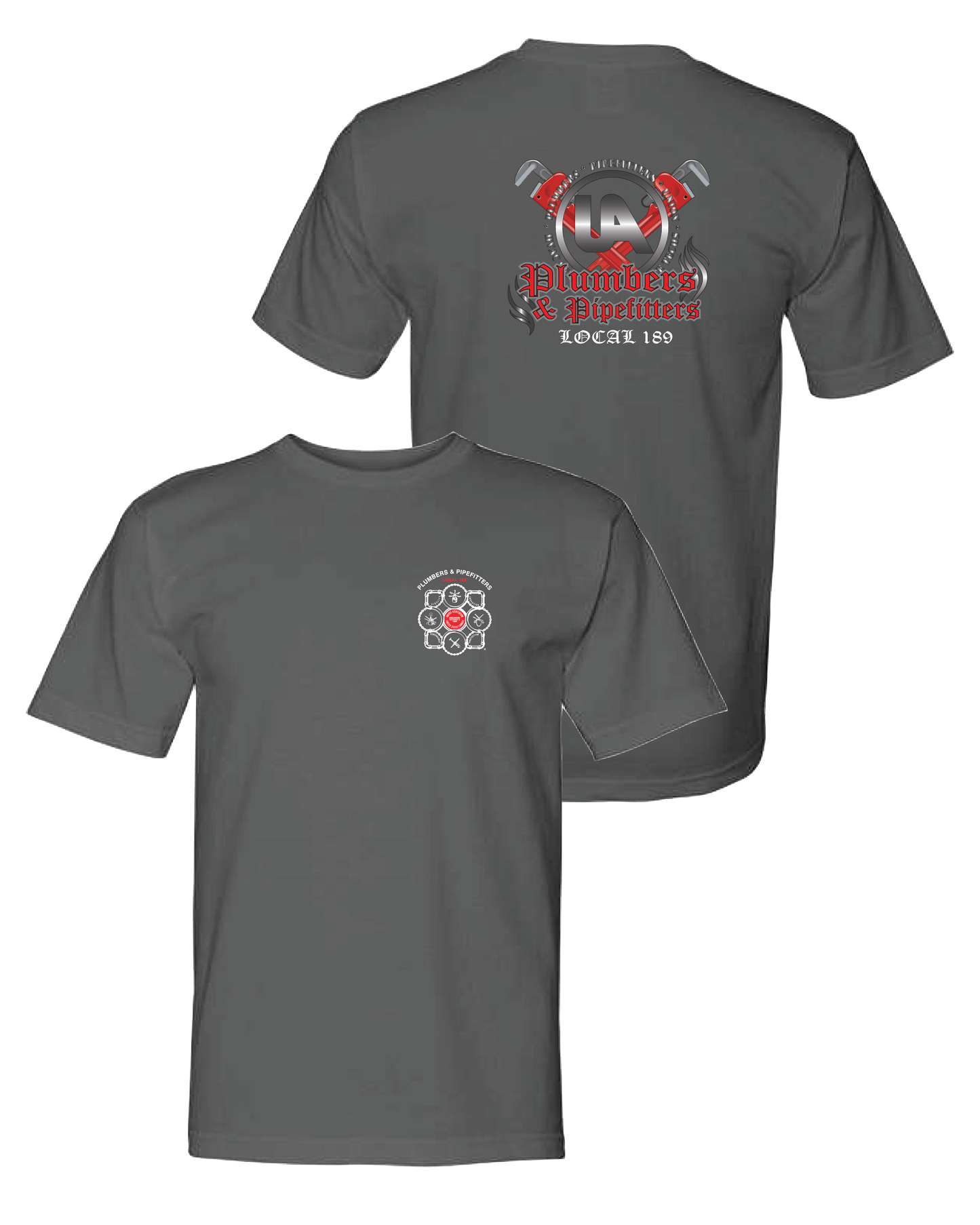 Local 189 Plumber & Pipefitters Moisture wicking T-shirt